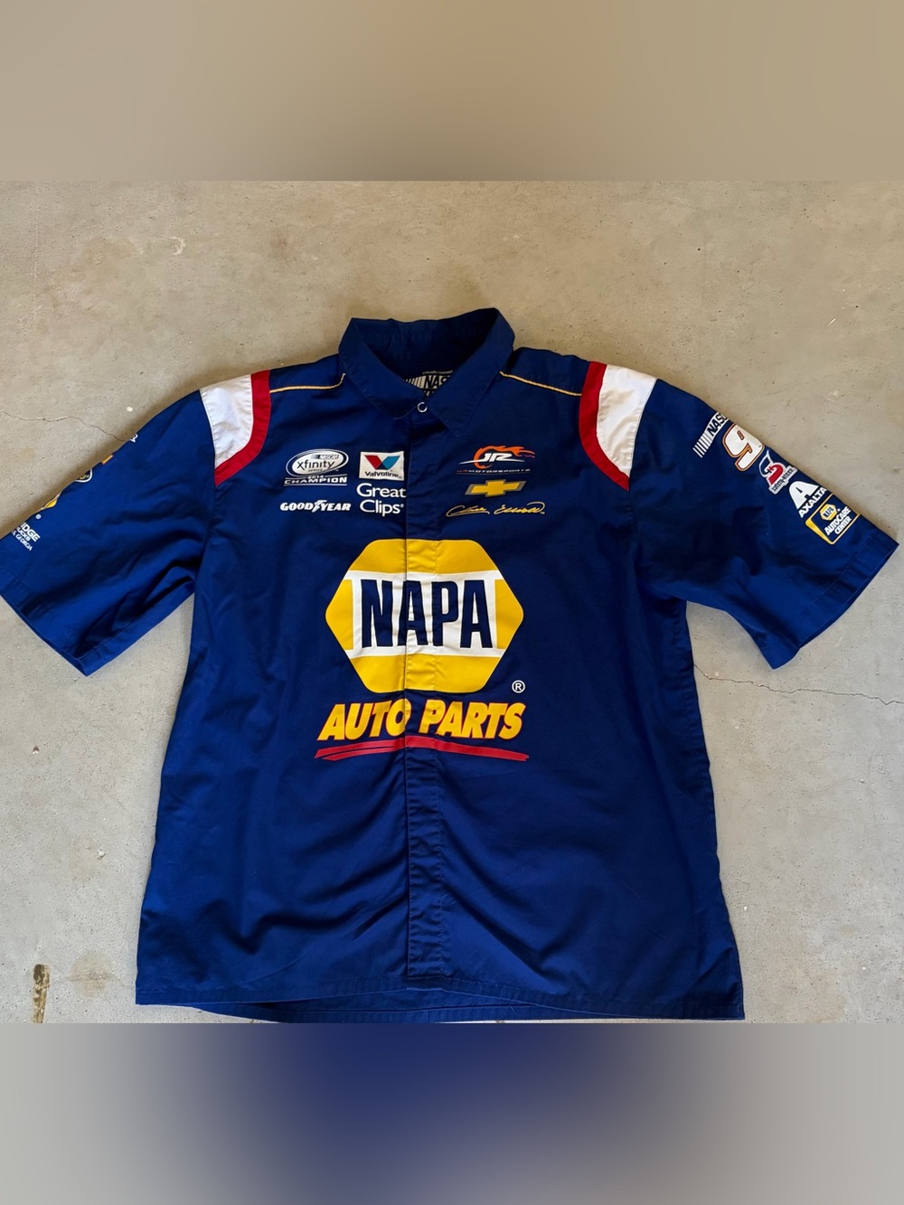 Chase Elliott #9 NAPA NASCAR Pit Crew Shirt XL